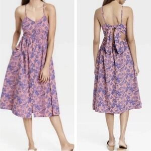 UNIVERSAL THREAD |  Floral Tie-Back Dress